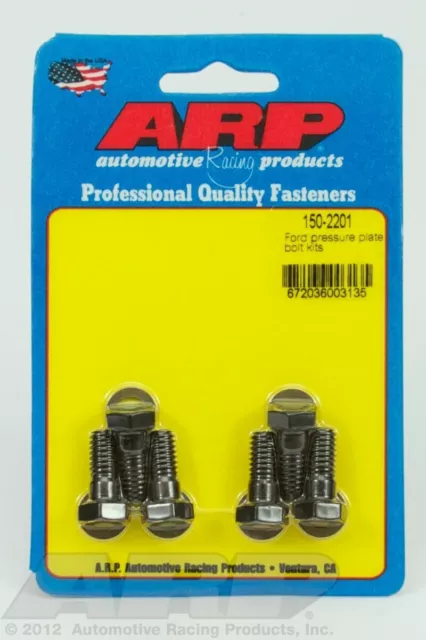 ARP 150-2201 Black Ford pressure plate bolt kit