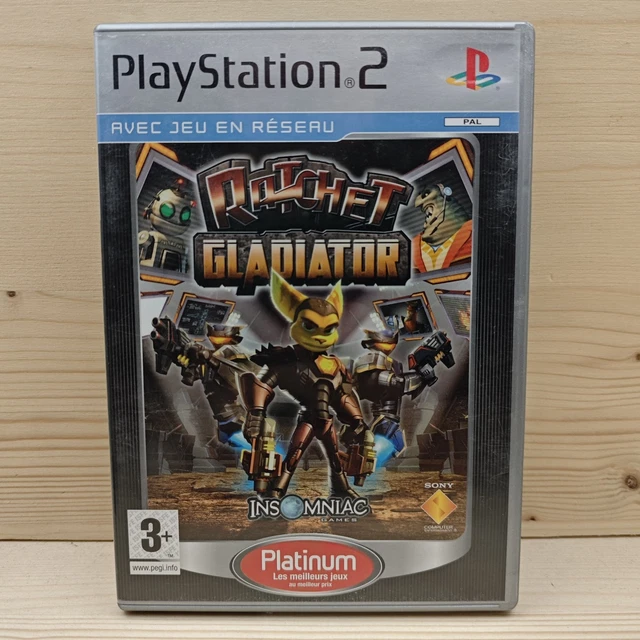 Ratchet Gladiator (Platinum) – Complet FR Sur Sony PS2 – état Correct