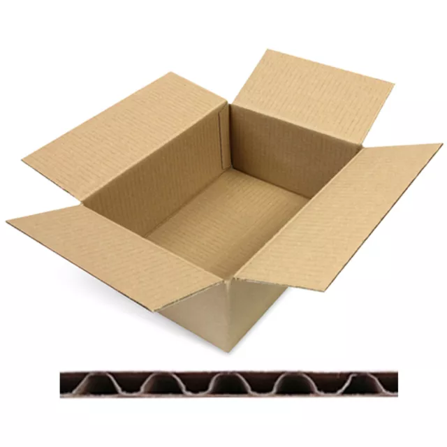 Faltkartons 250x175 x100 mm Verpackungen Falt Schachteln Versandkartons Kisten
