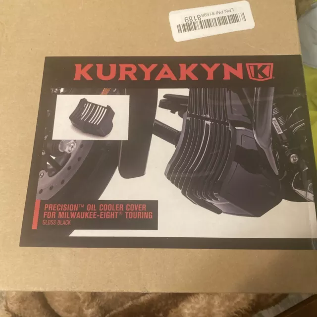 Kuryakyn 6418 Oil Cooler Cover Black