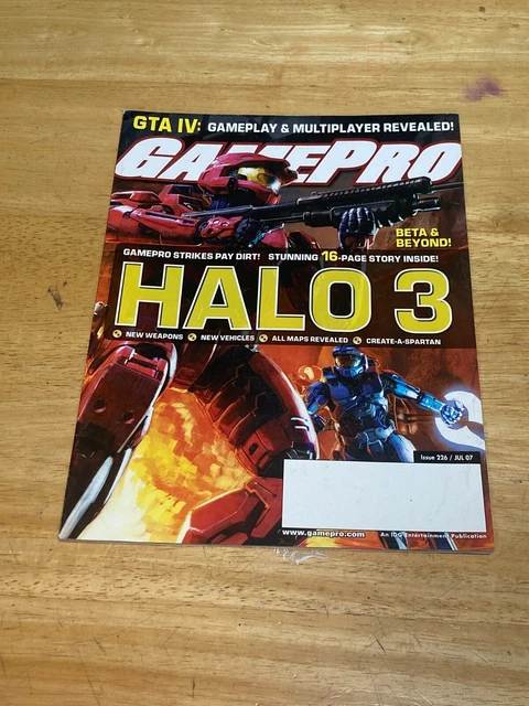 GamePro #226 | HALO 3 (July, 2007) Preowned Good Condition