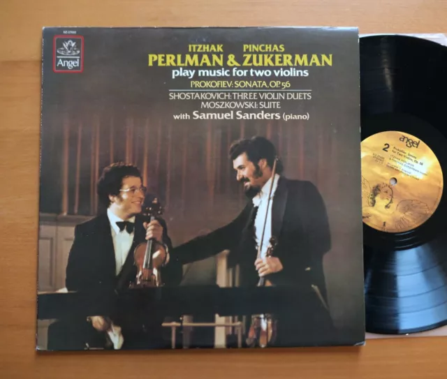 SZ-37668 Itzhak Perlman & Pinchas Zukerman Music For Two Violins Angel Stereo NM