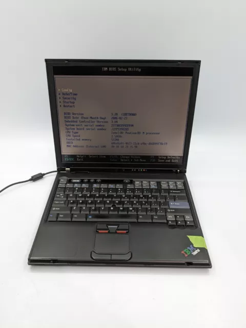 IBM ThinkPad T40 Intel Pentium 512MB RAM 1.50 GHz - 14.1"