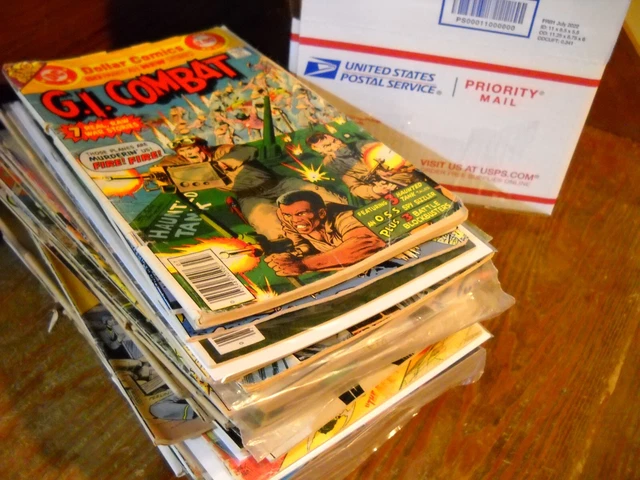 52 Old Comics Sgt Rock Fury Navy Silver Bronze Marvel Charlton DC War Lot#540