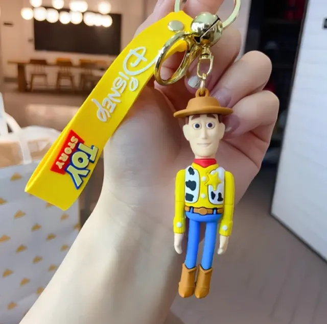 Disney Toy Story Woody Cowboy Keyring Keychain For Keys Backpack Phone Bag