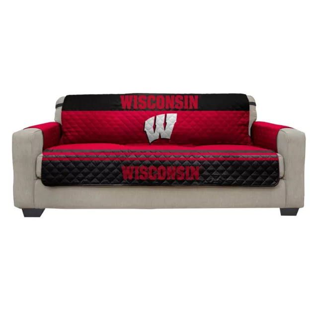 Ncaa Sofa Cover Furniture Protector Collection Reversible Man Cave Couch Pegasus