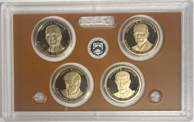 2015 S Proof Presidential Dollar Set No Box Or COA