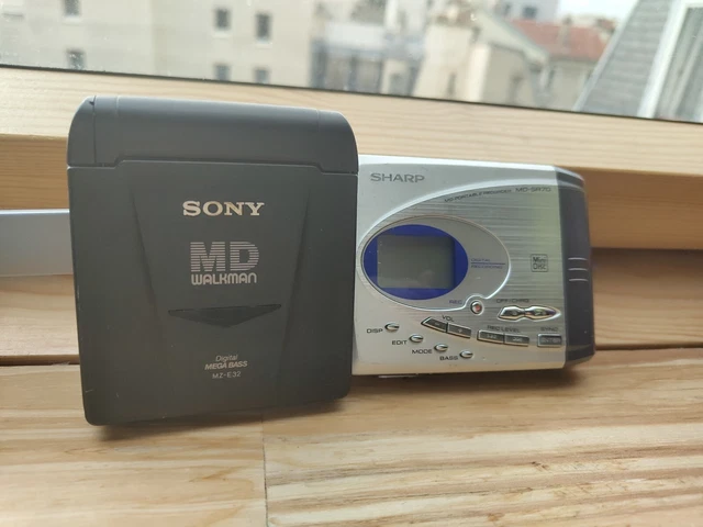 Enregistreur Minidisc Sony MZ-R30 - Pour Pièces Ou Réparation - Bien Lire Mais Non Fonctionnel
