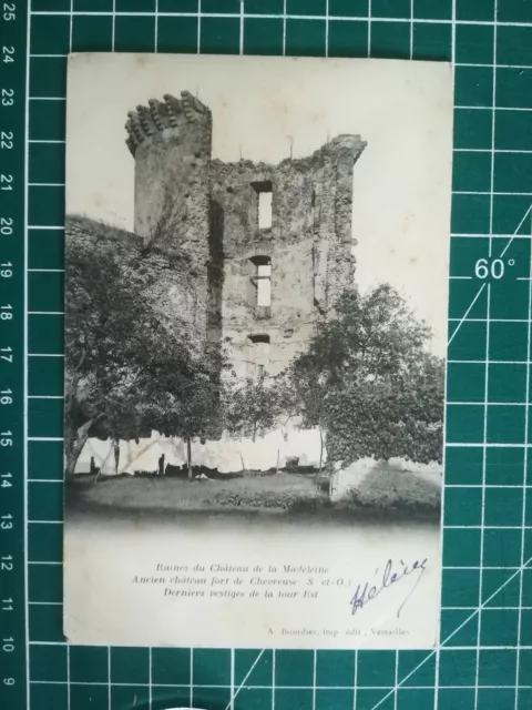 Sb190 CPA Be Circa 1900 - Ruins Castle Of La Madeleine Antique Fort Chevreuse
