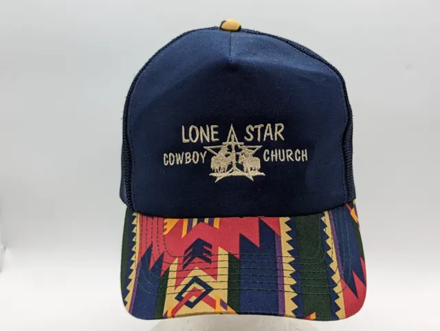 Vintage Lone Star Cowboy Church Christian Western Country Southwest Snapback Hat