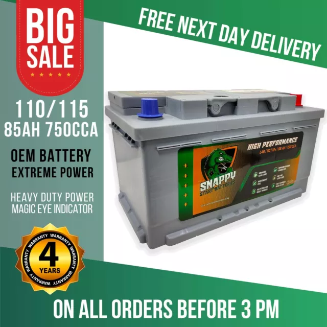 110 86Ah 12V 85AH 80AH 115 SKODA OCTAVIA SUPERB DIESEL CAR VAN Battery HD 800CCA