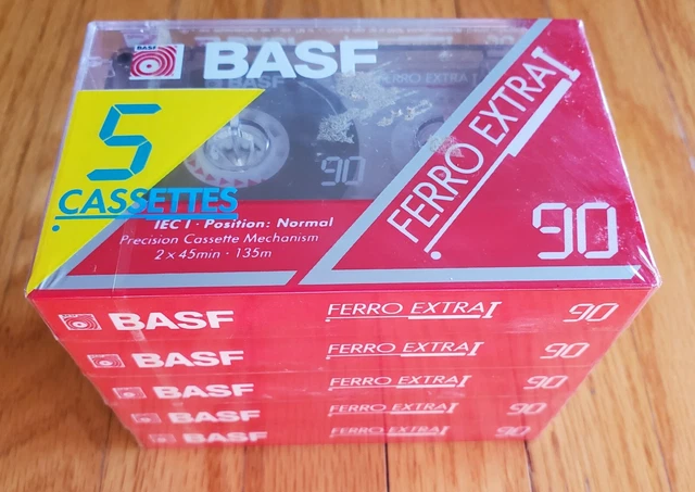 100 Pack Blank C-90 Audio Cassette Tapes – Clear Shell – Recordable 90min