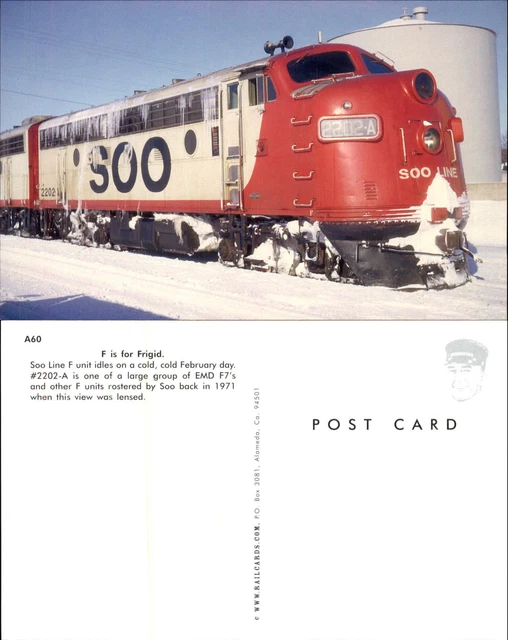Railroad train  Soo Line F unit EMD F7