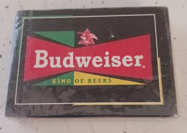 Vintage Collectible Budweiser King of Beers Poker Playing Cards New Sealed.