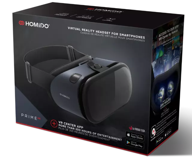 HOMIDO PRIME VR Headset HMD Mobile Virtual Reality