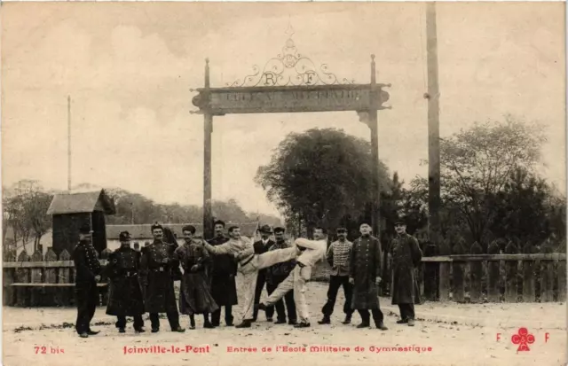 CPA AK JOINVILLE-le-PONT Entrée de École Militaire de Gymnastique. 72 (676012)