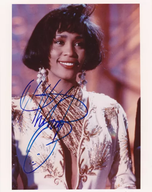Whitney Houston Autographe R&b & Soul- Chanteuse USA Autographe