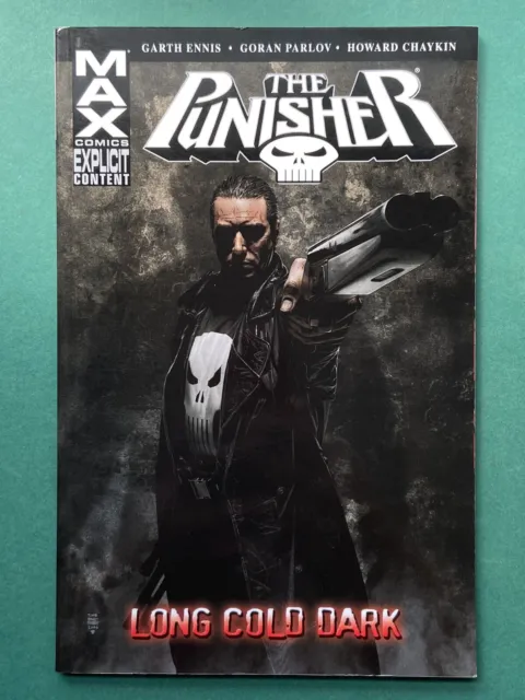 Punisher Max #9: Long Cold Dark TPB VF/NM (Marvel 2008) 1st Print Graphic Novel
