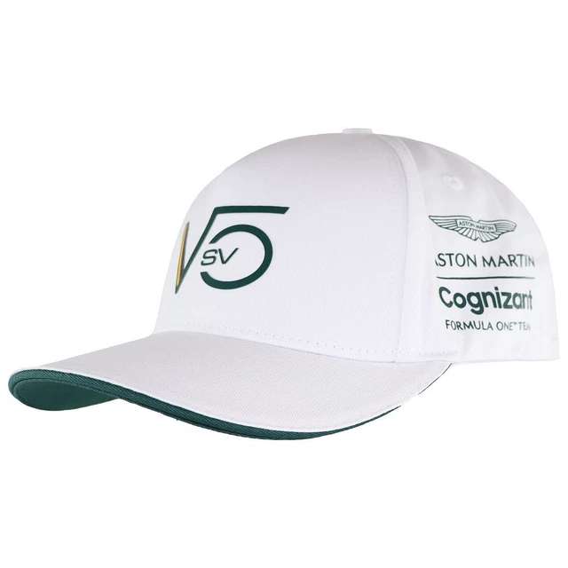 Adult Aston Martin Cognizant F1 Alonso Drivers Cap Lime - Pole Position Adult Aston Martin Cognizant F1 Alonso Drivers Cap Lime - Pole Position