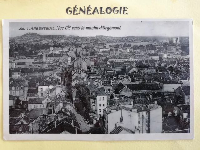 Antique Postcard 95 - SILVEREUIL General View towards the MOULIN d'OGEMONT