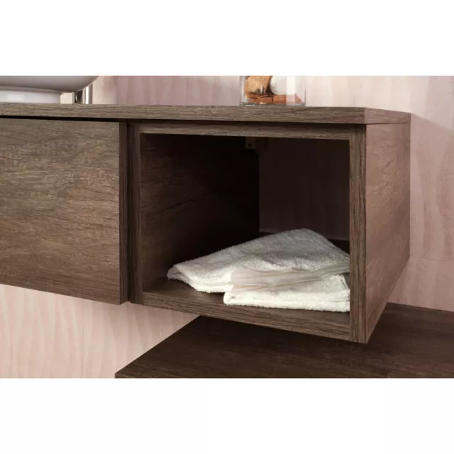 Mobile Arredo Bagno Base a giorno sospesa Unika 30 - 3 Colori Disponibili