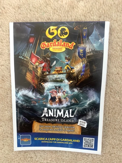 GARDALAND THEME PARK Map 2025 - Gardaland Theme Park Map 2025 Italian Theme.webp