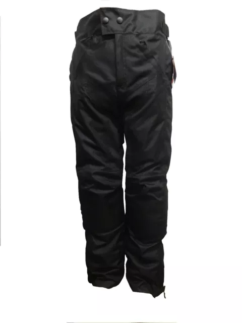 Herren Textil Motorradhose schwarz