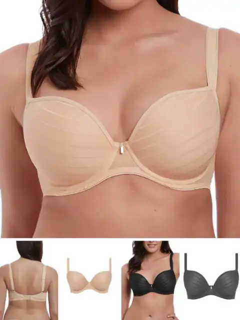 FREYA CAMEO BRA Deco Moulded Plunge Bras Non Padded Underwired Bra Lingerie  £24.70 - PicClick UK