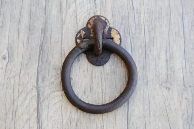 Vintage old iron hook plant porch sign post ceiling garden hook rustic farm