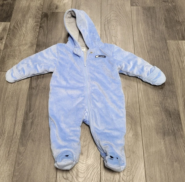 Child of Mine by Carter's Boys Infant Snowsuit 3-6 months Light Blue