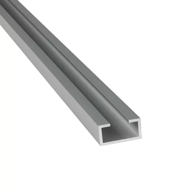 Aluminium C-Profil 1,5 -2m Anodisé Aluminium Coureur Profil Rail M6,M8,M10,M12