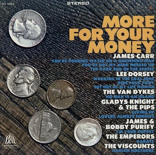 LP James Carr / Lee Dorsey / The Van Dykes a.o. More For Your Money NEAR MINT