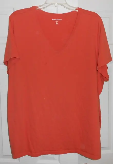 Woman Within Orange Rust Colored Women's Top Size 4X (34/36)