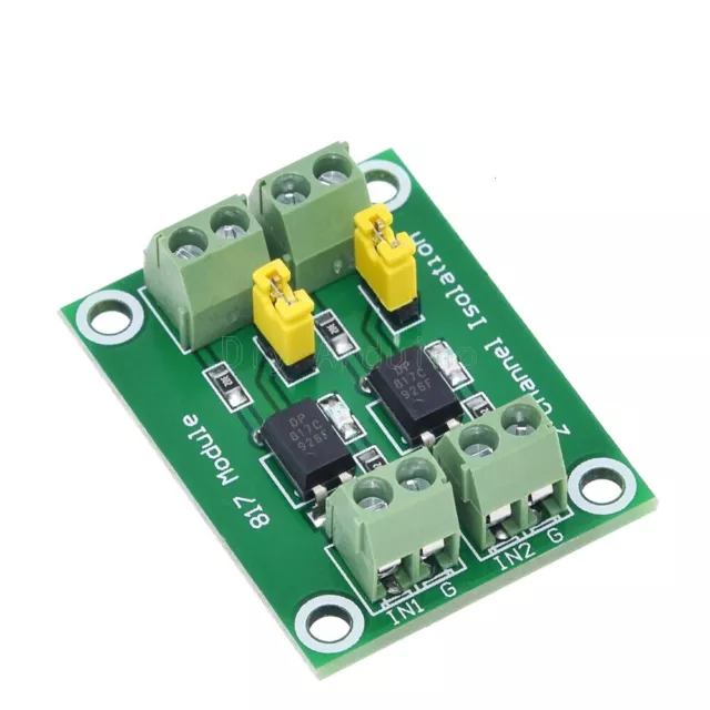 2-Channel PC817 Voltage Converter Module Optocoupler Isolation Driving Module