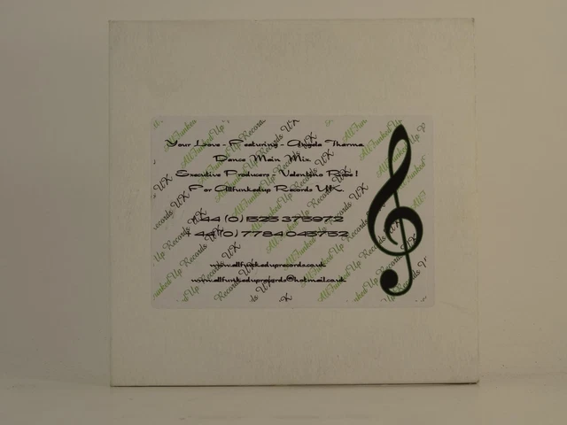 ANGELA THARMA YOUR LOVE (H1) Promo CD Single Card Sleeve LODESTONE