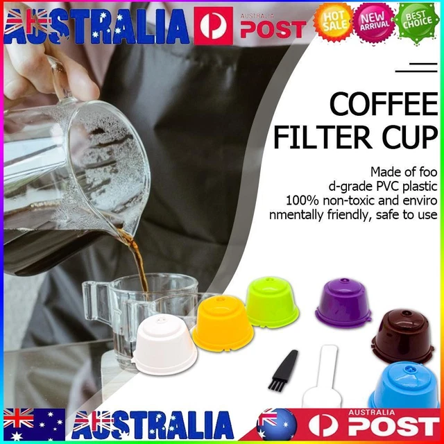 6pcs Refillable Coffee Capsules for Nescafe Dolce Gusto Coffee Filter Cup Pod