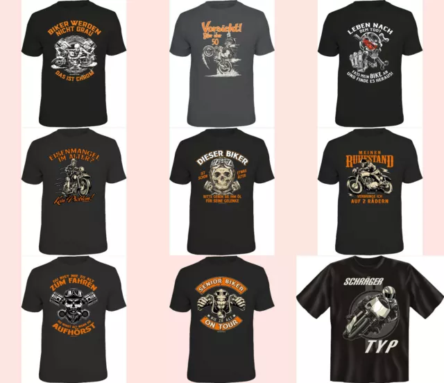 Biker T-Shirt Men's Motorcycle Shirt Cadeaux for Men T-Shirt With Slogans