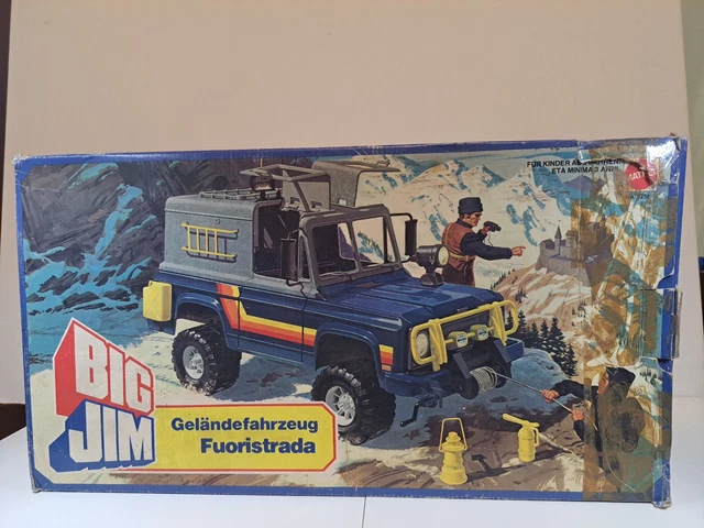 Pièce Big Jim Mattel - Calandre Avant De Jeep 4x4 - Vintage 1971