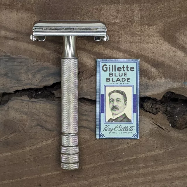 ICONIC! 1951 W1 Gillette Super Speed Double Edge Safety Razor