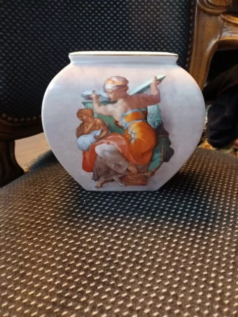 Goebel Artis Orbis Vase Porcelaine Edition Limitee Michelangelo