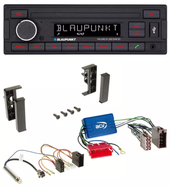 Blaupunkt DAB MP3 Bluetooth USB Autoradio für Audi A2 A3 8L A4 B5 A6 C5 Aktivsys