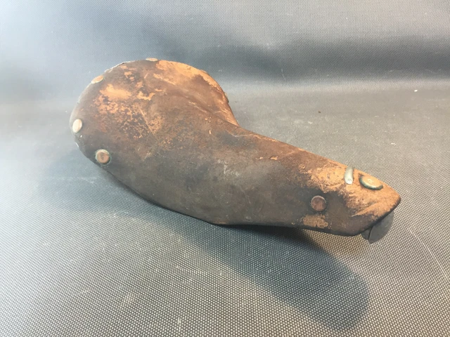 Selle De Vélo Cuir IDEALE 80 - Années 1920-1930, Longueur 28cm, Type Course, Occasion