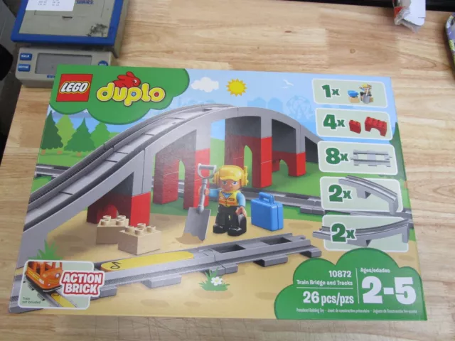 DUPLO LEGO TRAIN Bridge & Tracks 10872 NEW IN SEALED BOX $8.00 - PicClick