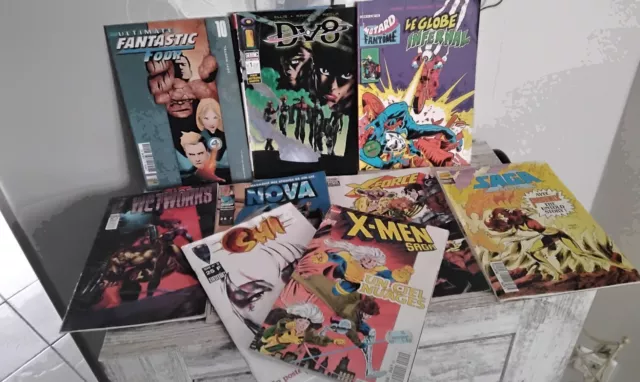 Intéressant lot 9 BD Marvel/Semic Fantastique.