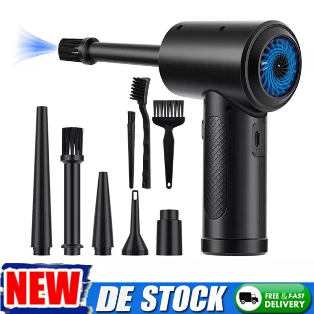 1 Set Premium Cordless Air Duster Compressed Air Air Duster Electric Air Duster