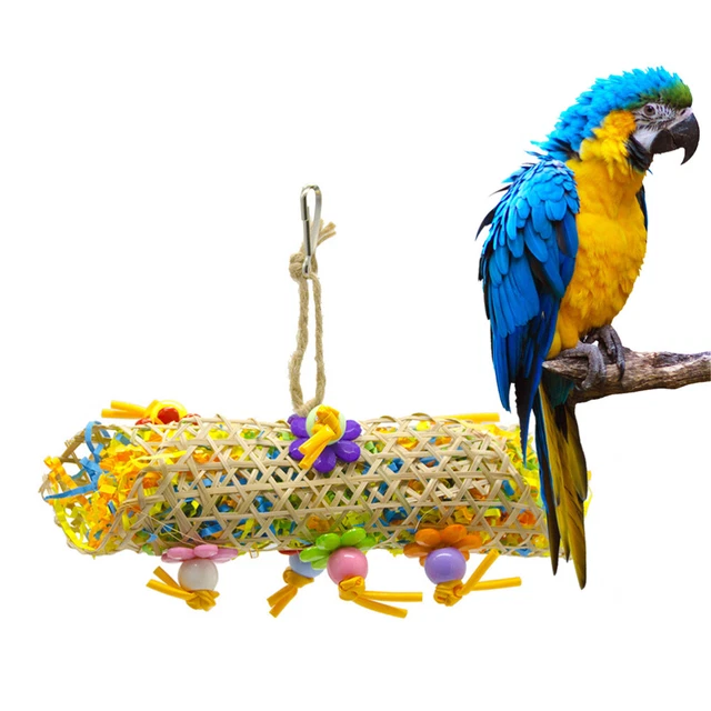 1PC Vogel Kauen Spielzeug Vogel Schredder Spielzeug