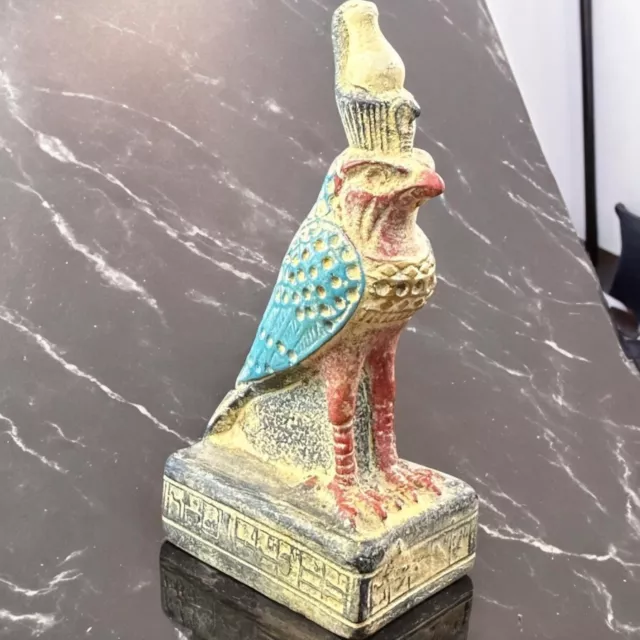 RARE ANCIENT EGYPTIAN ANTIQUE Statue God Horus as Falcon Bird Pharaonic Egypt BC