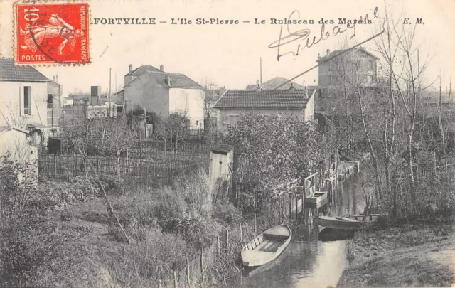 Cpa 94 Alfortville Ile Saint Pierre Le Rouisseau Des Marais
