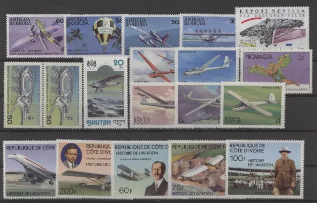 Luftfahrt, Flugzeuge - LOT ** MNH