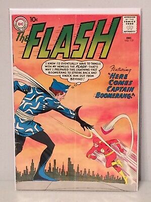 The FLASH #117 1960 DC Comics 1st appearance Captain Boomerang Silver Age Comic